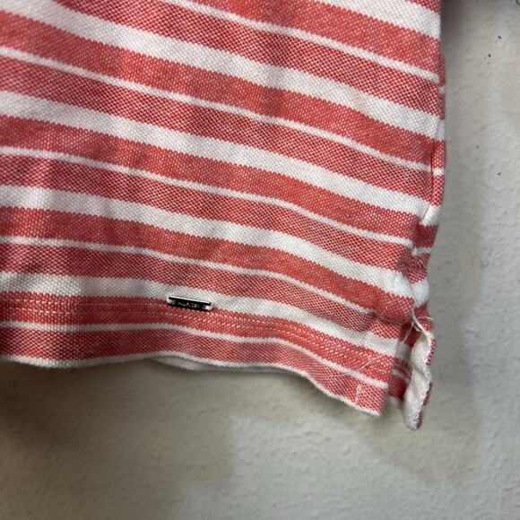 Tommy Hilfiger Women Top Blouse Shirt Size 3X Pink Striped Cotton Boat Neck XXXL - Picture 3 of 12